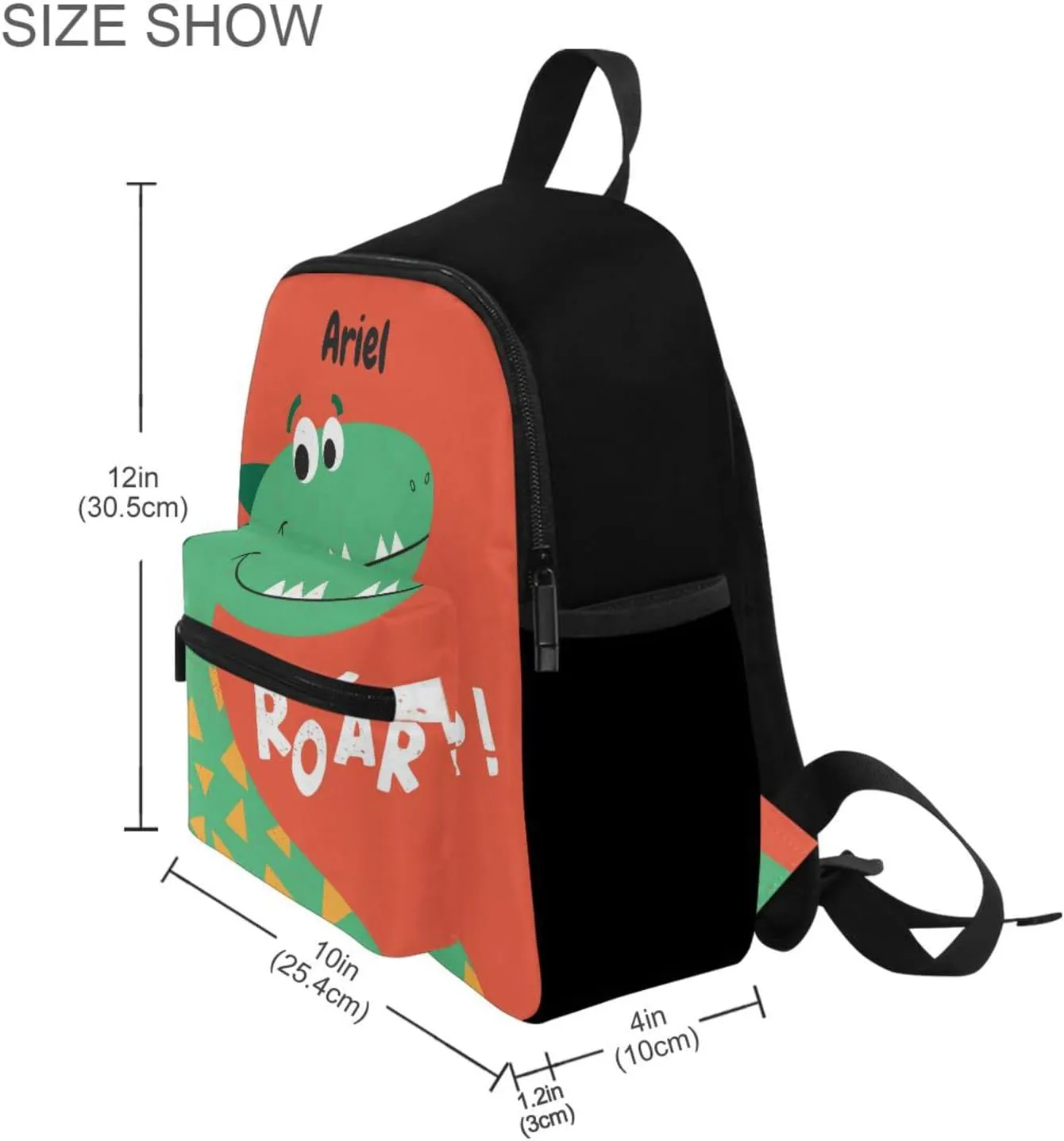 Aslsiy Custom Toddler Backpack for Boys Girls Add Your Picture Personalized Kids Backpack School Bag with Chest Strap Preschool Nursery Travel Bag