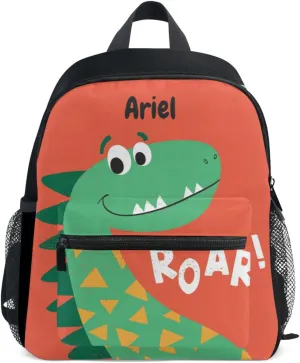 Aslsiy Custom Toddler Backpack for Boys Girls Add Your Picture Personalized Kids Backpack School Bag with Chest Strap Preschool Nursery Travel Bag