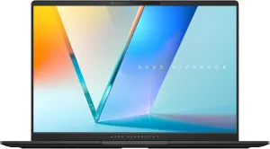 ASUS Vivobook S 14 OLED Slim Laptop, AMD Ryzen AI 9, 24GB, 512GB SSD, Customizable RGB Keyboard, Neutral Black, M5406WA-DS76