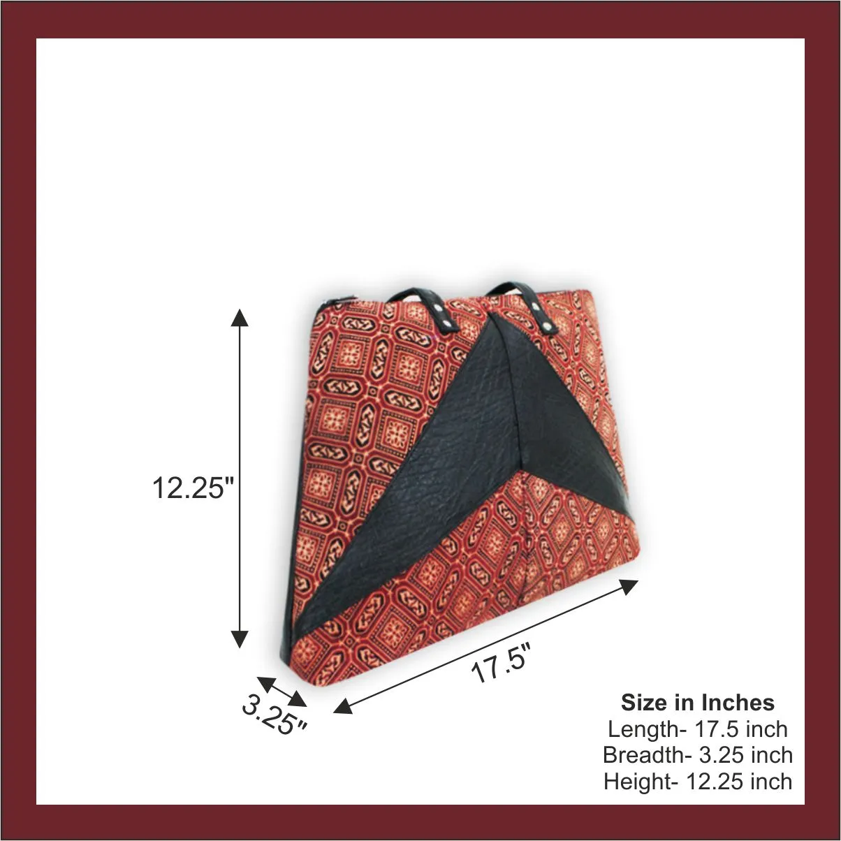Athangudi Tiles Block Printed Tote Bag
