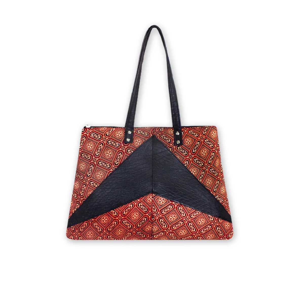 Athangudi Tiles Block Printed Tote Bag