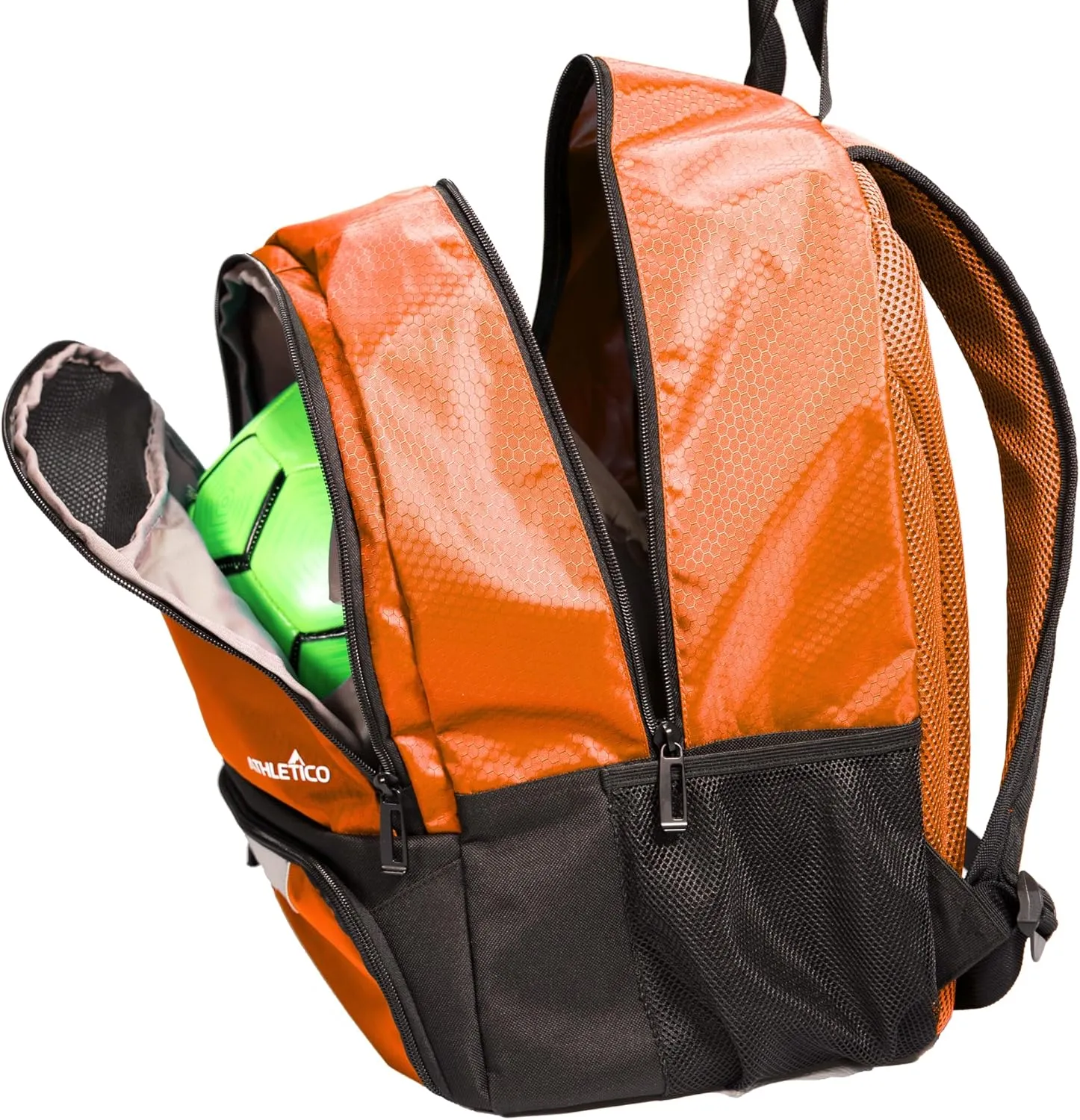 Athletico Youth Soccer Bag - Soccer Backpack & Bags for Basketball, Volleyball & Football | Includes Separate Cleat and Ball Compartment