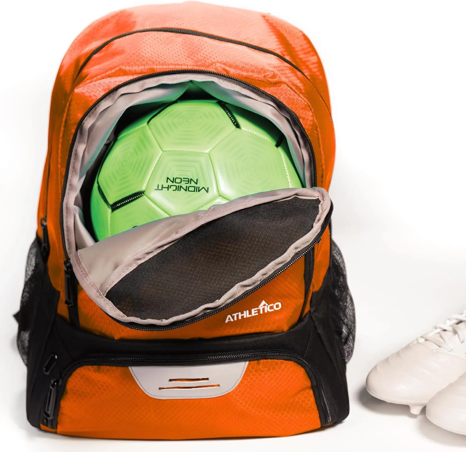 Athletico Youth Soccer Bag - Soccer Backpack & Bags for Basketball, Volleyball & Football | Includes Separate Cleat and Ball Compartment