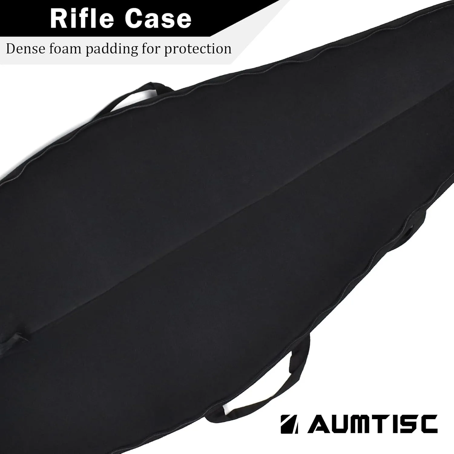 AUMTISC Soft Rifle Case 41/45/49 Padded Shotgun Gun Bag for Storage Scoped Rifles with Zippered Pocket, Detachable Shoulder Sling