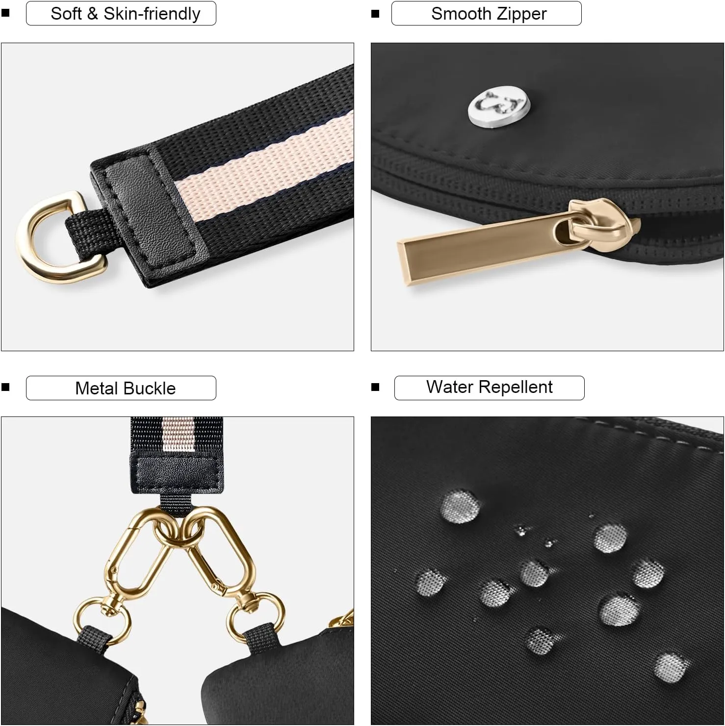 Babysun Mini Zip Around Dual Pouch Wristlet With 2 Straps Wristlet Keychain Wallet for Women Coin Purse Small Cute for Teen Girl