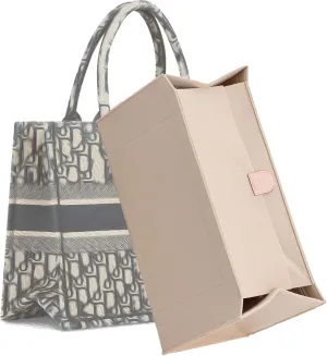 Bag Organizer Insert, Neverfull Organizer, Handbag Storage with Zipper Bag (Beige With Cover, XL)