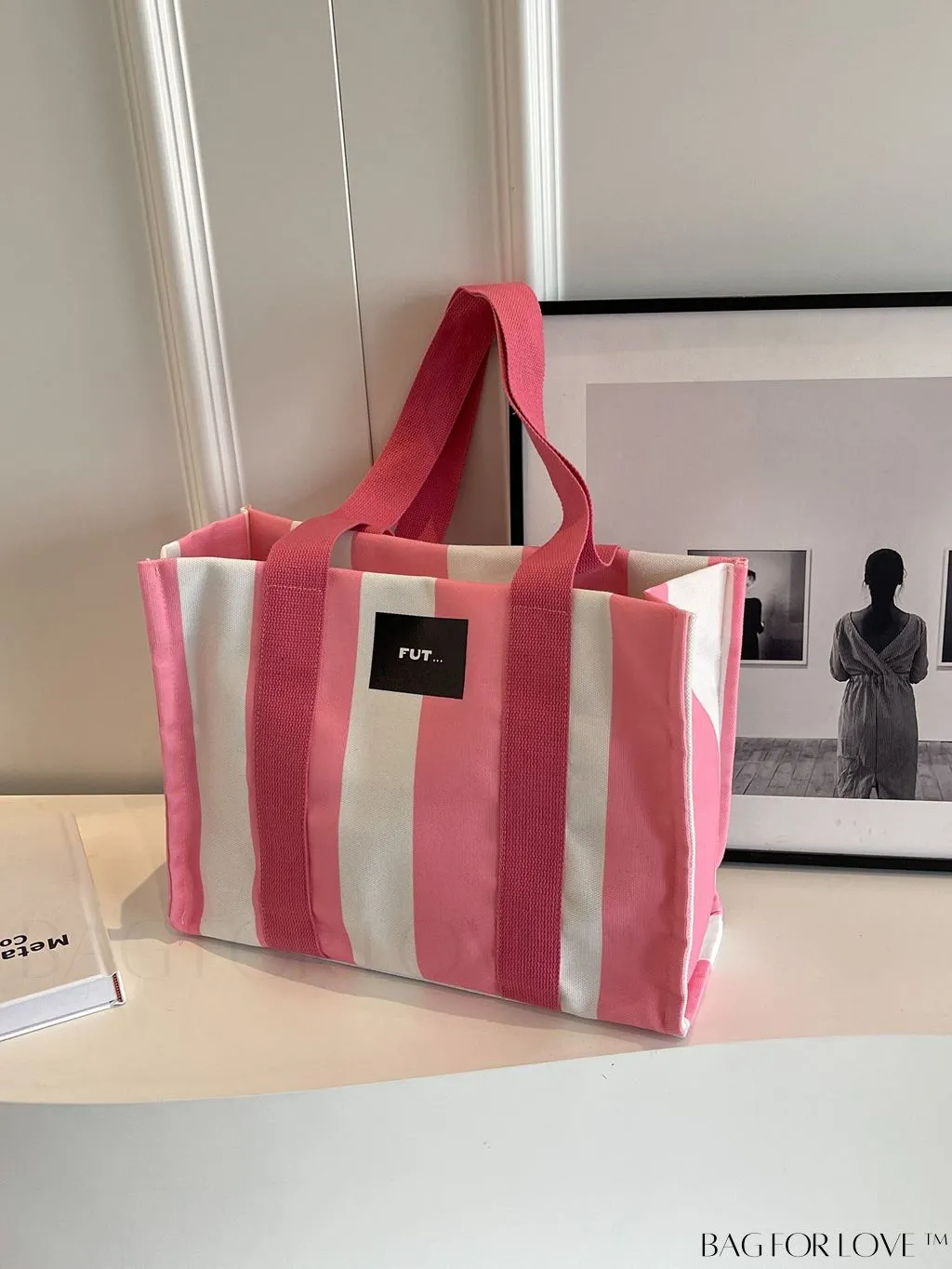 BagForLove - 2023 Casual Womens Canvas Tote Bag: Chic & Spacious Shoulder Bag for Commuting