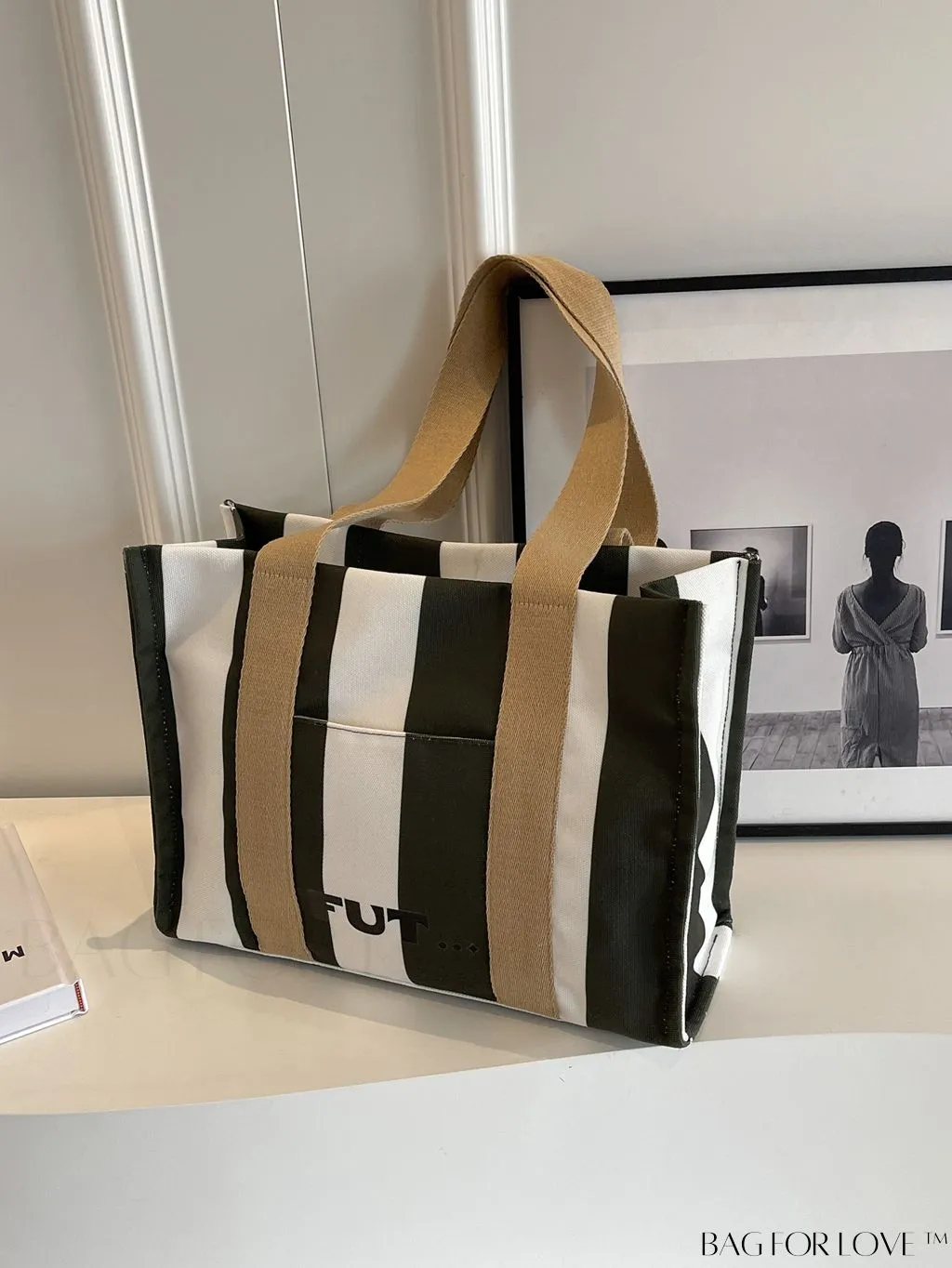BagForLove - 2023 Casual Womens Canvas Tote Bag: Chic & Spacious Shoulder Bag for Commuting