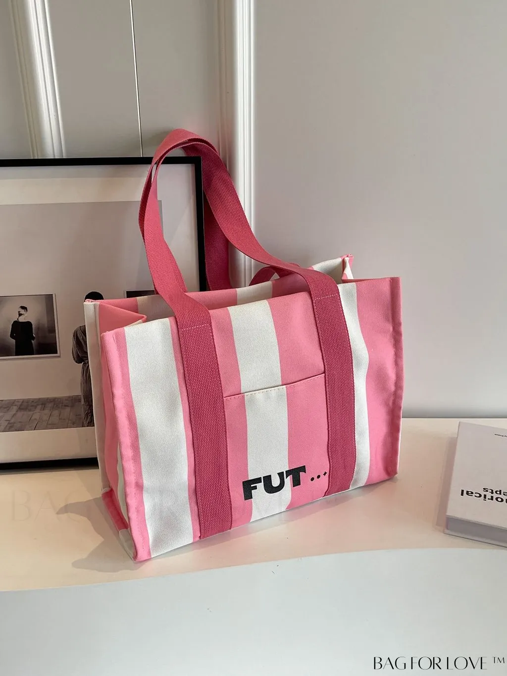 BagForLove - 2023 Casual Womens Canvas Tote Bag: Chic & Spacious Shoulder Bag for Commuting