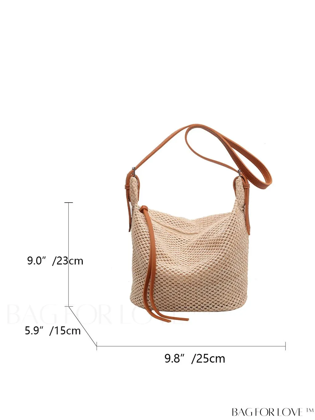 BagForLove - 2023 Chic Woven Tote: Stylish, Spacious, and Versatile Womens Shoulder Bag