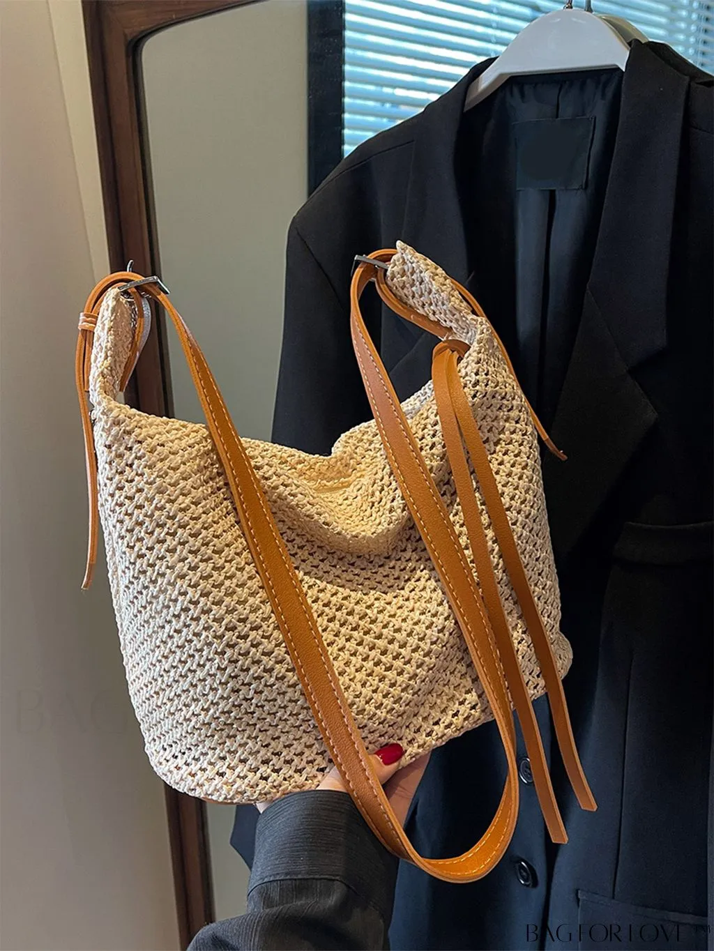 BagForLove - 2023 Chic Woven Tote: Stylish, Spacious, and Versatile Womens Shoulder Bag