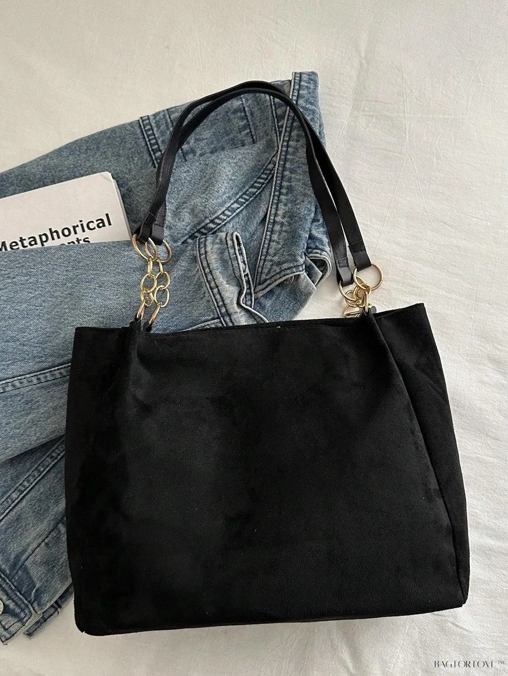 BagForLove - Fashionable Polyester Shoulder Bag with Zipper Closure for Ladies' Everyday Use