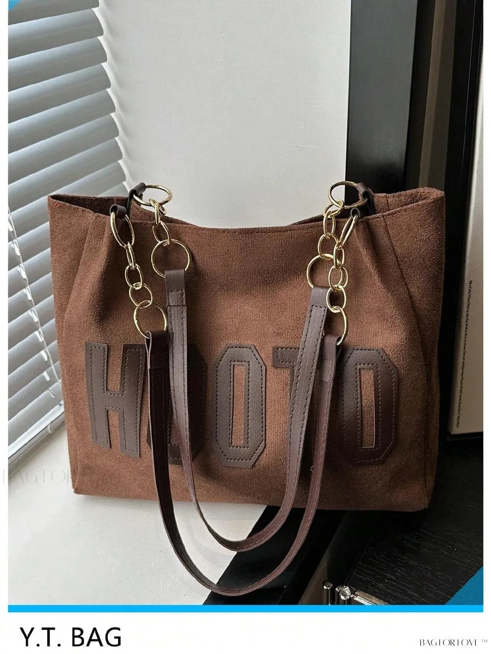 BagForLove - Fashionable Polyester Shoulder Bag with Zipper Closure for Ladies' Everyday Use