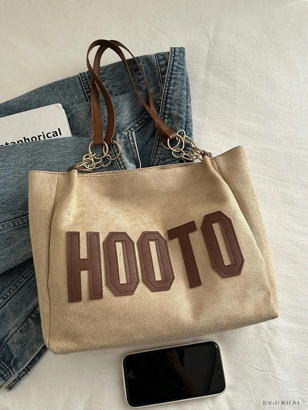 BagForLove - Fashionable Polyester Shoulder Bag with Zipper Closure for Ladies' Everyday Use