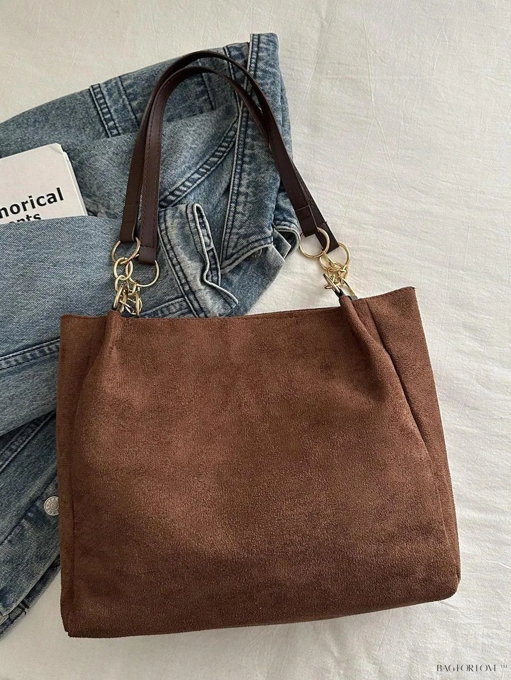 BagForLove - Fashionable Polyester Shoulder Bag with Zipper Closure for Ladies' Everyday Use
