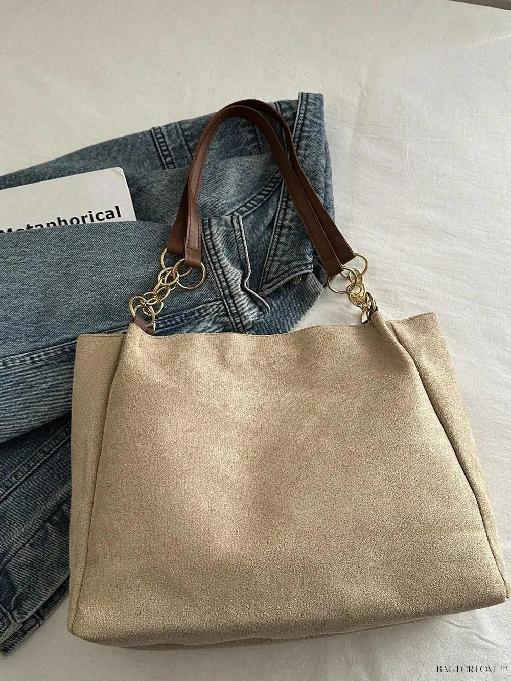 BagForLove - Fashionable Polyester Shoulder Bag with Zipper Closure for Ladies' Everyday Use