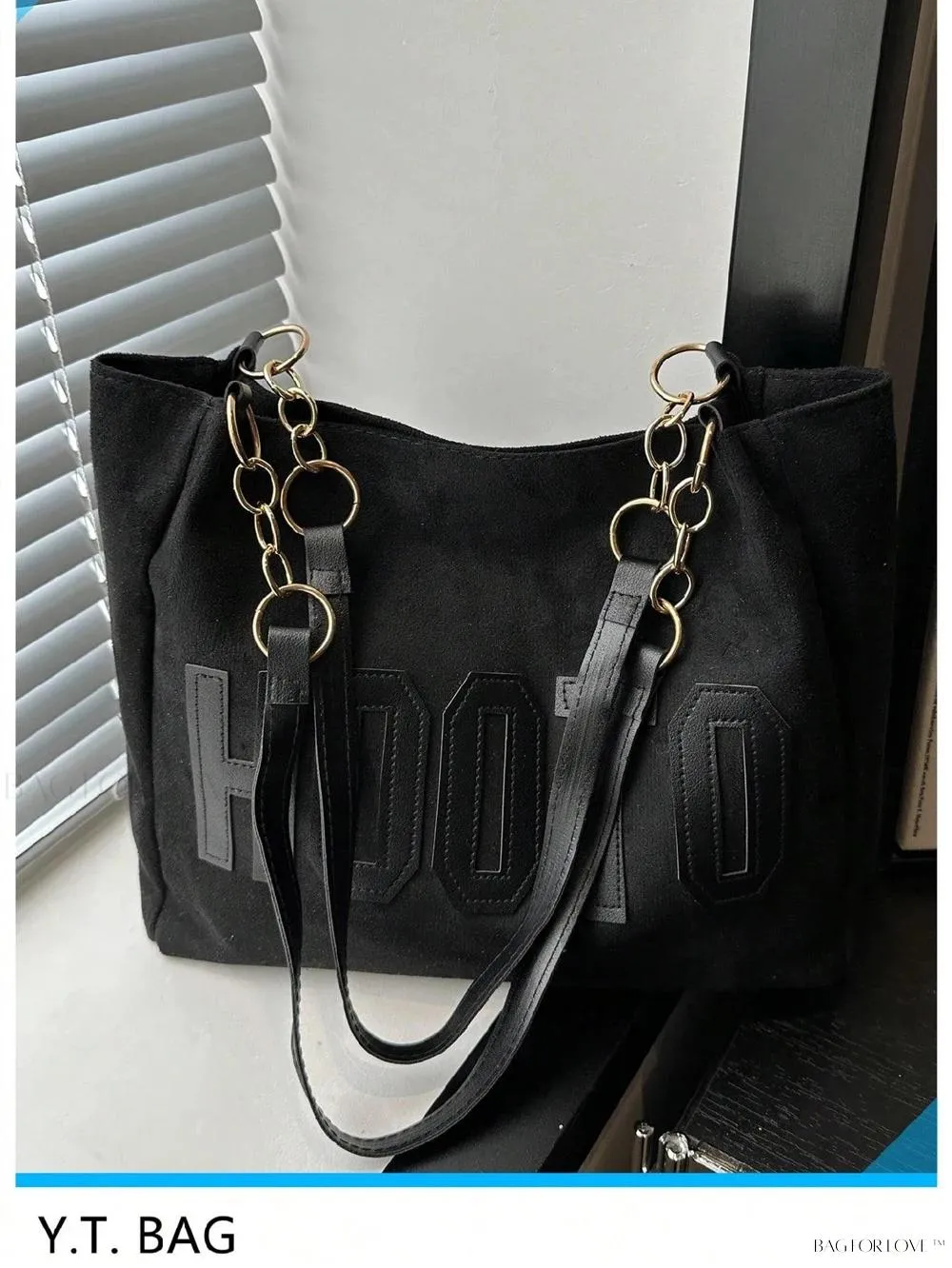BagForLove - Fashionable Polyester Shoulder Bag with Zipper Closure for Ladies' Everyday Use