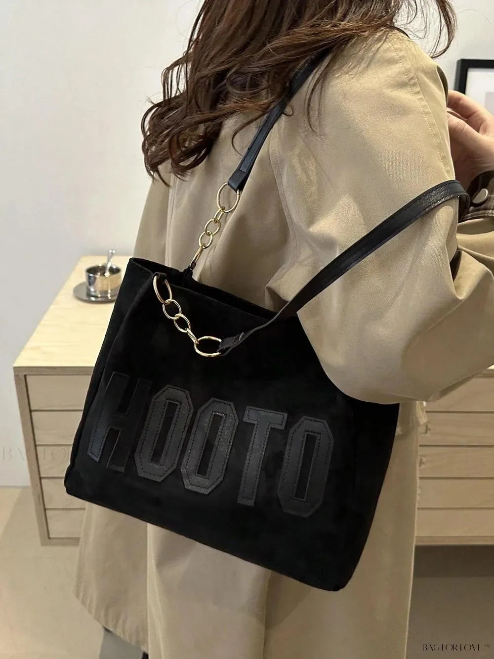 BagForLove - Fashionable Polyester Shoulder Bag with Zipper Closure for Ladies' Everyday Use