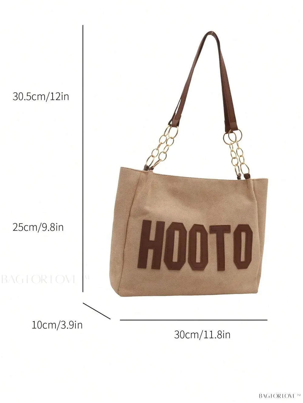 BagForLove - Fashionable Polyester Shoulder Bag with Zipper Closure for Ladies' Everyday Use