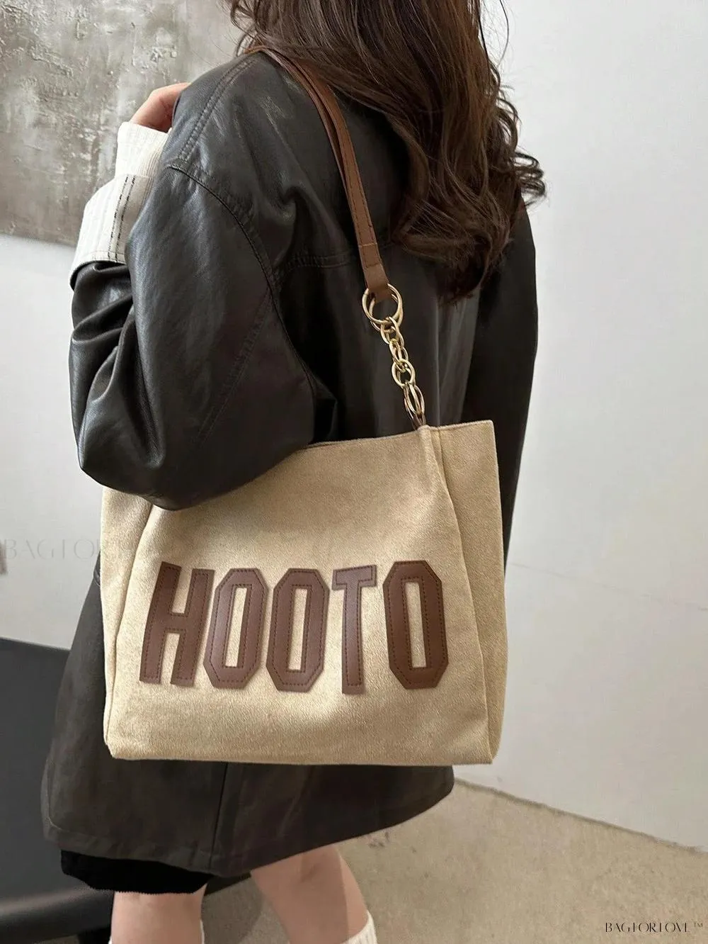 BagForLove - Fashionable Polyester Shoulder Bag with Zipper Closure for Ladies' Everyday Use