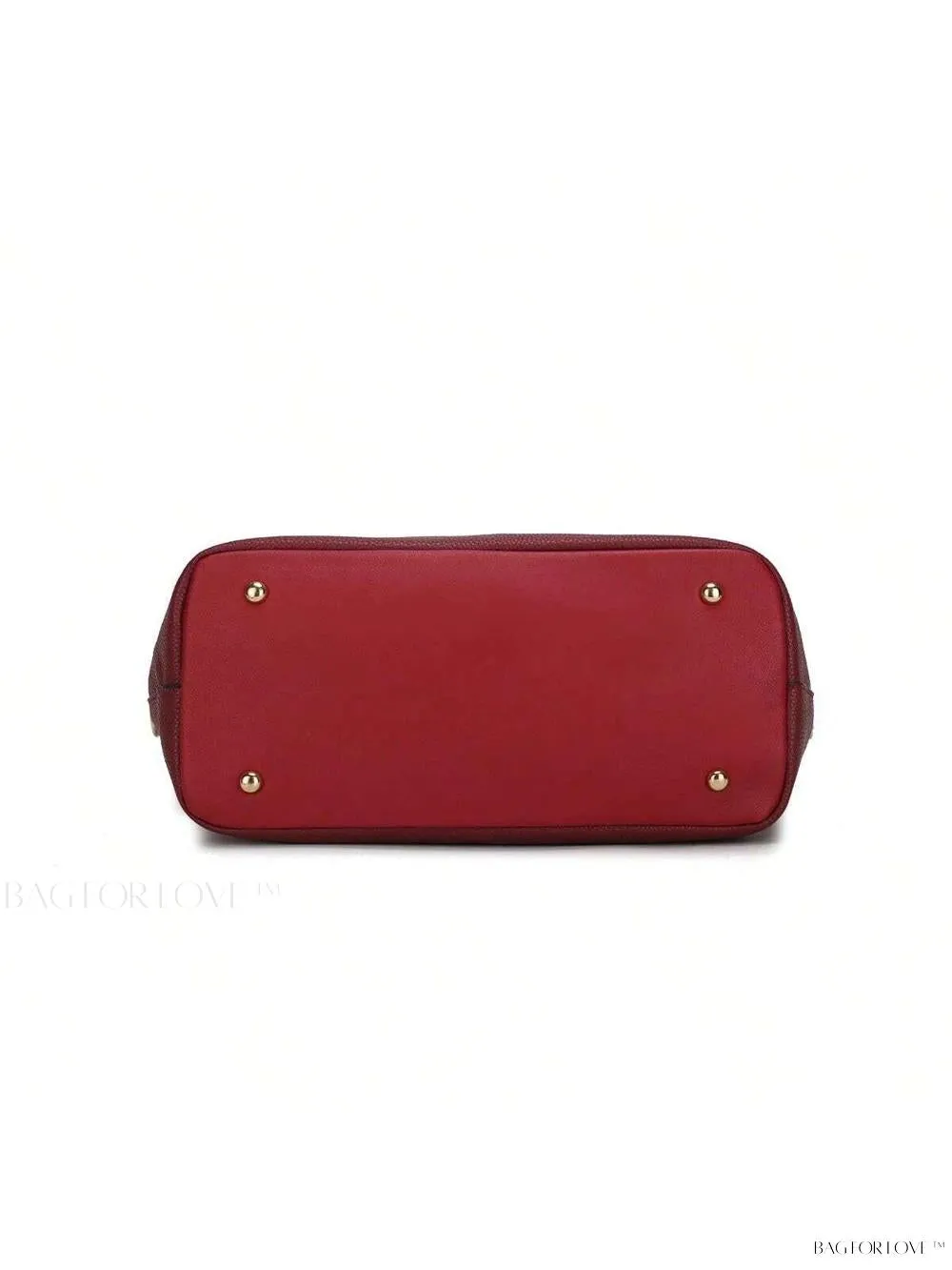 BagForLove - Mia K Collection - Color-Block Vegan Leather Purse and Wristlet