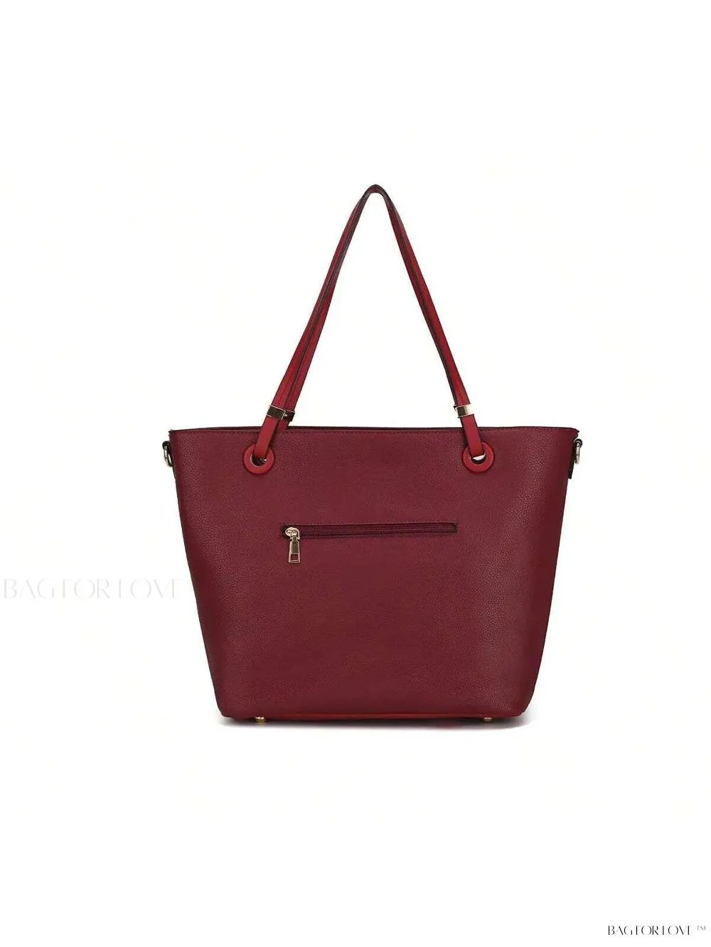 BagForLove - Mia K Collection - Color-Block Vegan Leather Purse and Wristlet