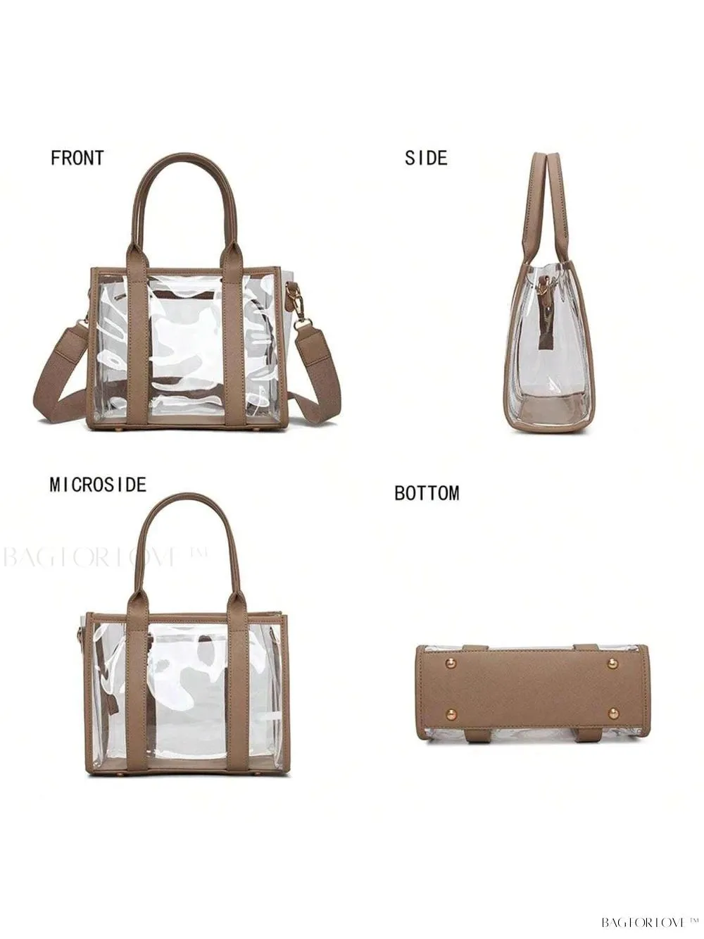BagForLove - Mia K Summer 2024 Trendy Transparent Jelly Bag for Women