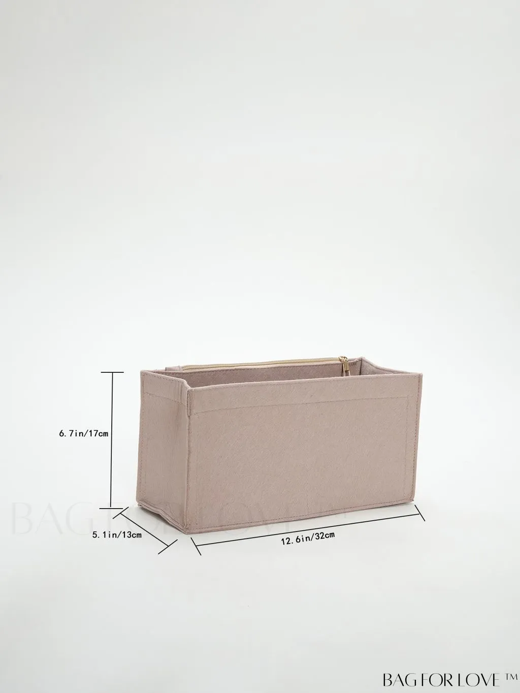 BagForLove - Multi-pocket Felt Tote Bag with Inner Compartment