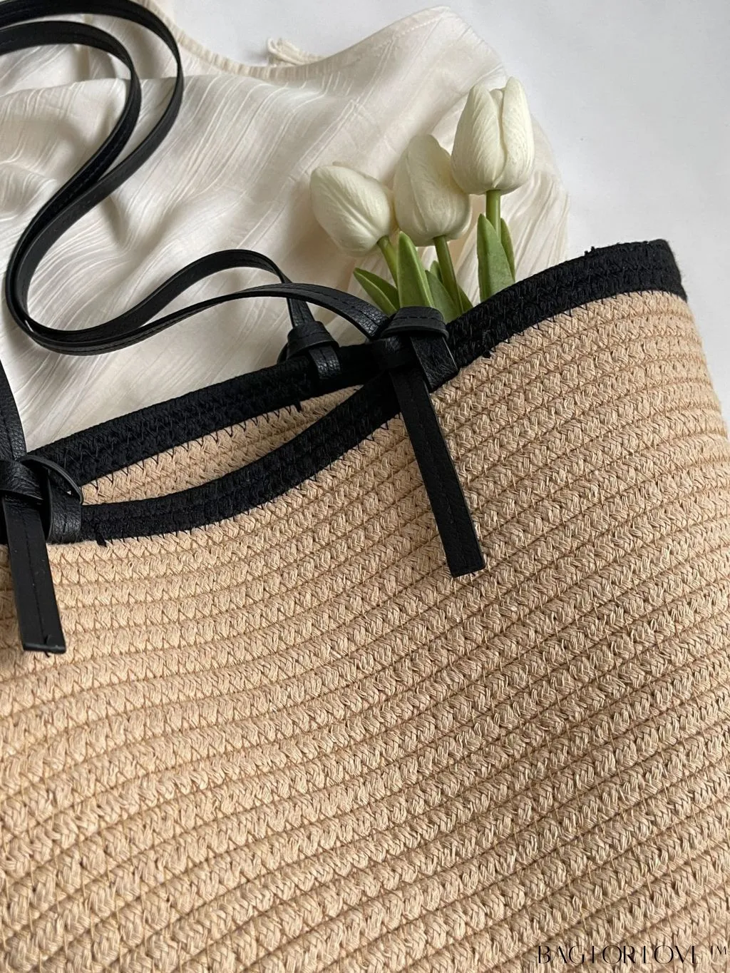 BagForLove - Spacious Womens Tote Bag with Vacation-inspired Design