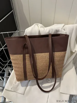 BagForLove - Stylish Resort Tote Bag with Spacious Interior - Perfect for Color Blocking