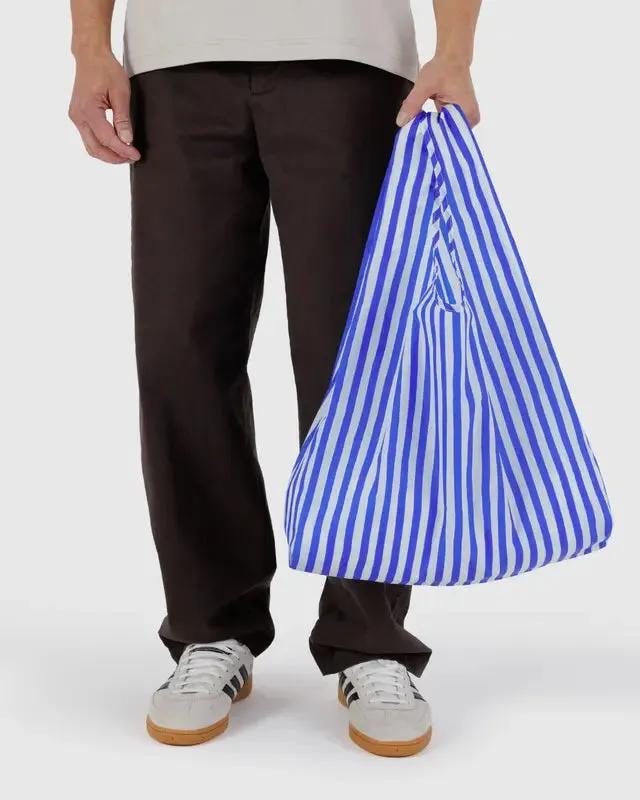 BAGGU Standard Reusable Bag - Blue Painted Stripe