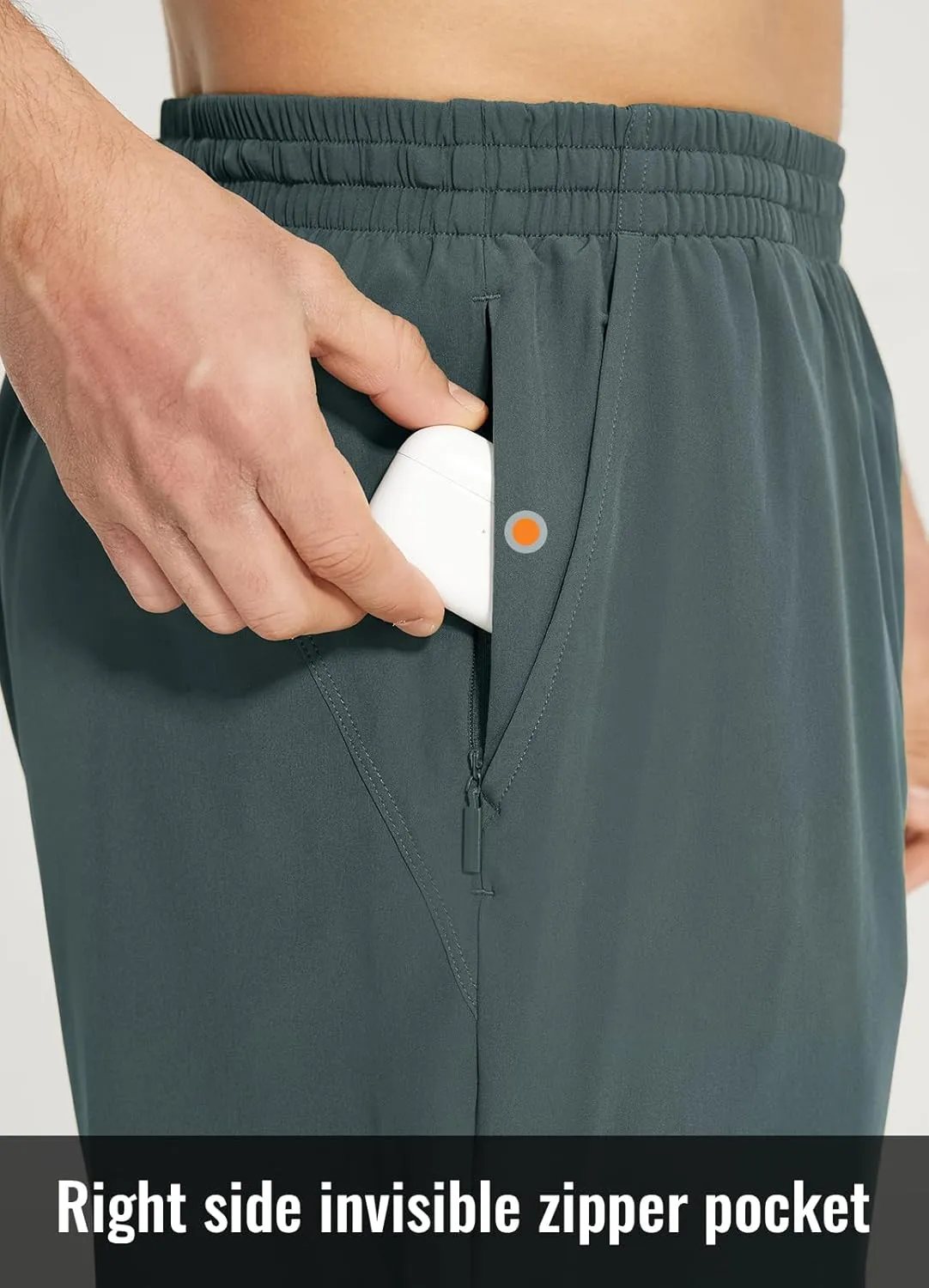 baleaf Men's 5" Running Shorts with Liner 2 in 1 Workout Shorts with Zipper Pocket Quick Dry Athletic Gym Sports