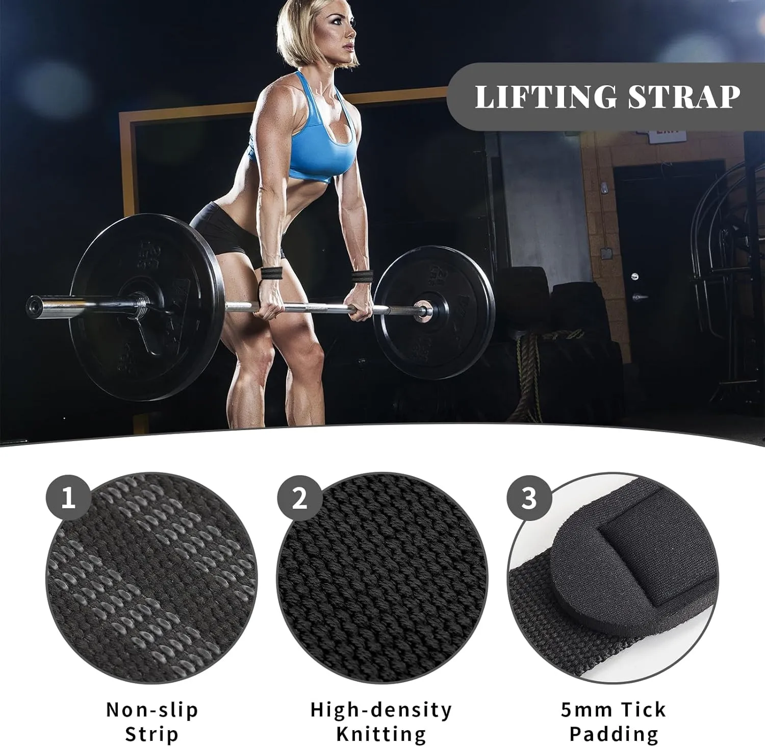 Barbell Pad Set,10 Pcs Barbell Pads for Hip Thrust Squat & Lunges Support,with 2 Workout Ankle Straps, 2 Gym Straps Weight Lifting, 2 Gym Gloves, Resistance Band, Olympic Bar Pad,Carry Bag