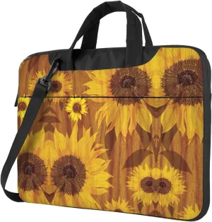 Beautiful Sunflowers Laptop Bag - Shockproof & Stylish Laptop Handbag For Unique And Safe Laptop Transportation
