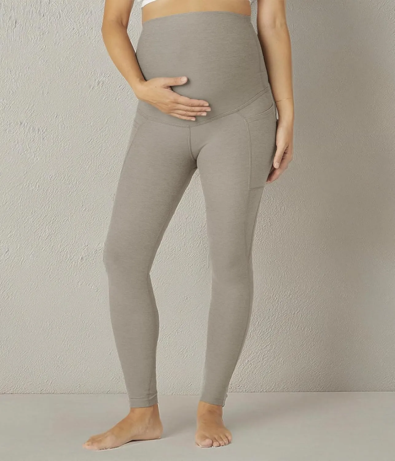 Beyond Yoga Maternity Spacedye Out of Pocket High-Waisted Midi Leggings