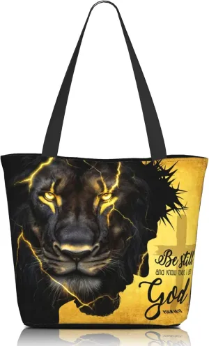 Bible Tote Bags for Women Christian Tote Bags Reusable Shoulder Bag Church Bags Christian Gifts for Women Work