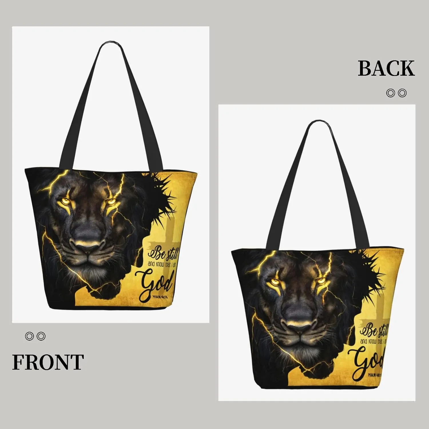Bible Tote Bags for Women Christian Tote Bags Reusable Shoulder Bag Church Bags Christian Gifts for Women Work