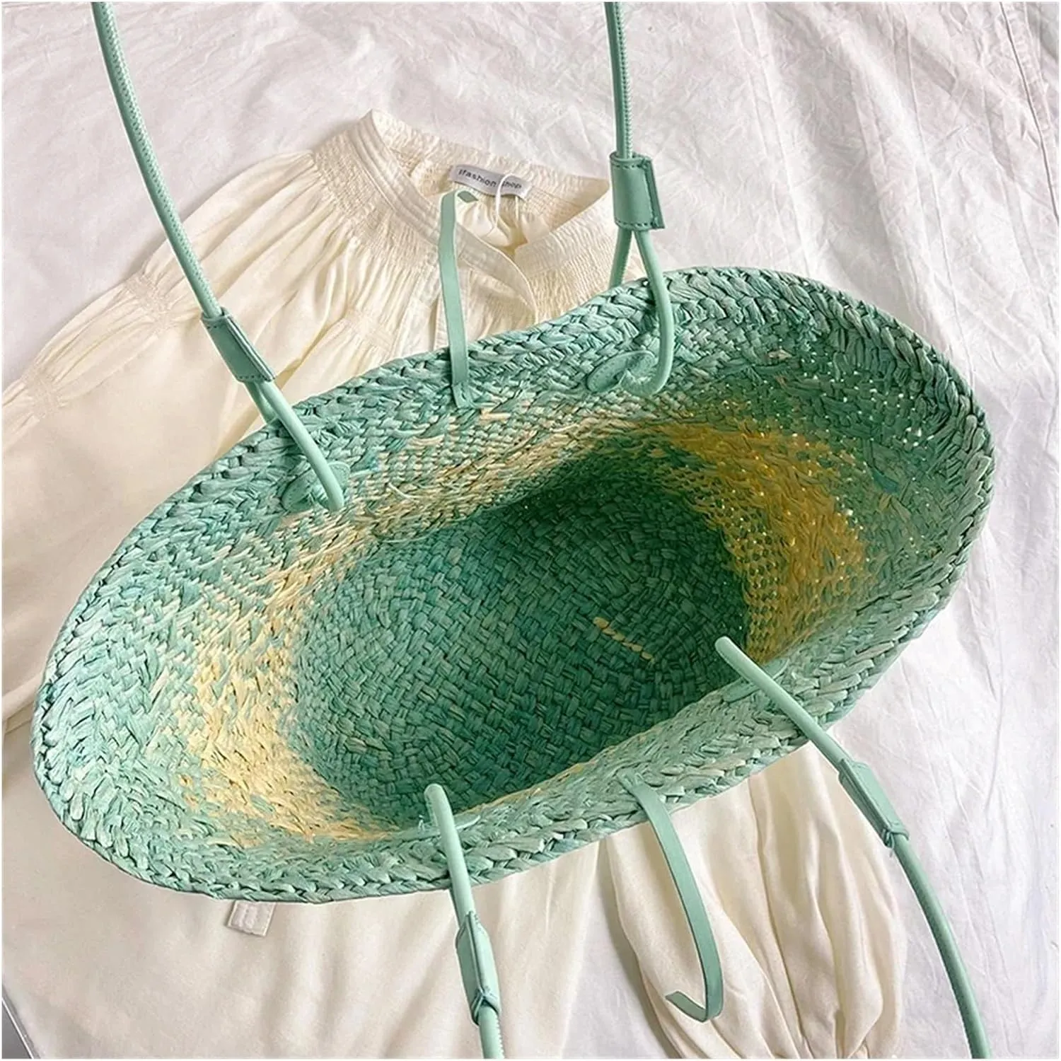 Big Straw Underarm Women Korean Fashion Summer Shoulder Bags Lady Travel Handbags