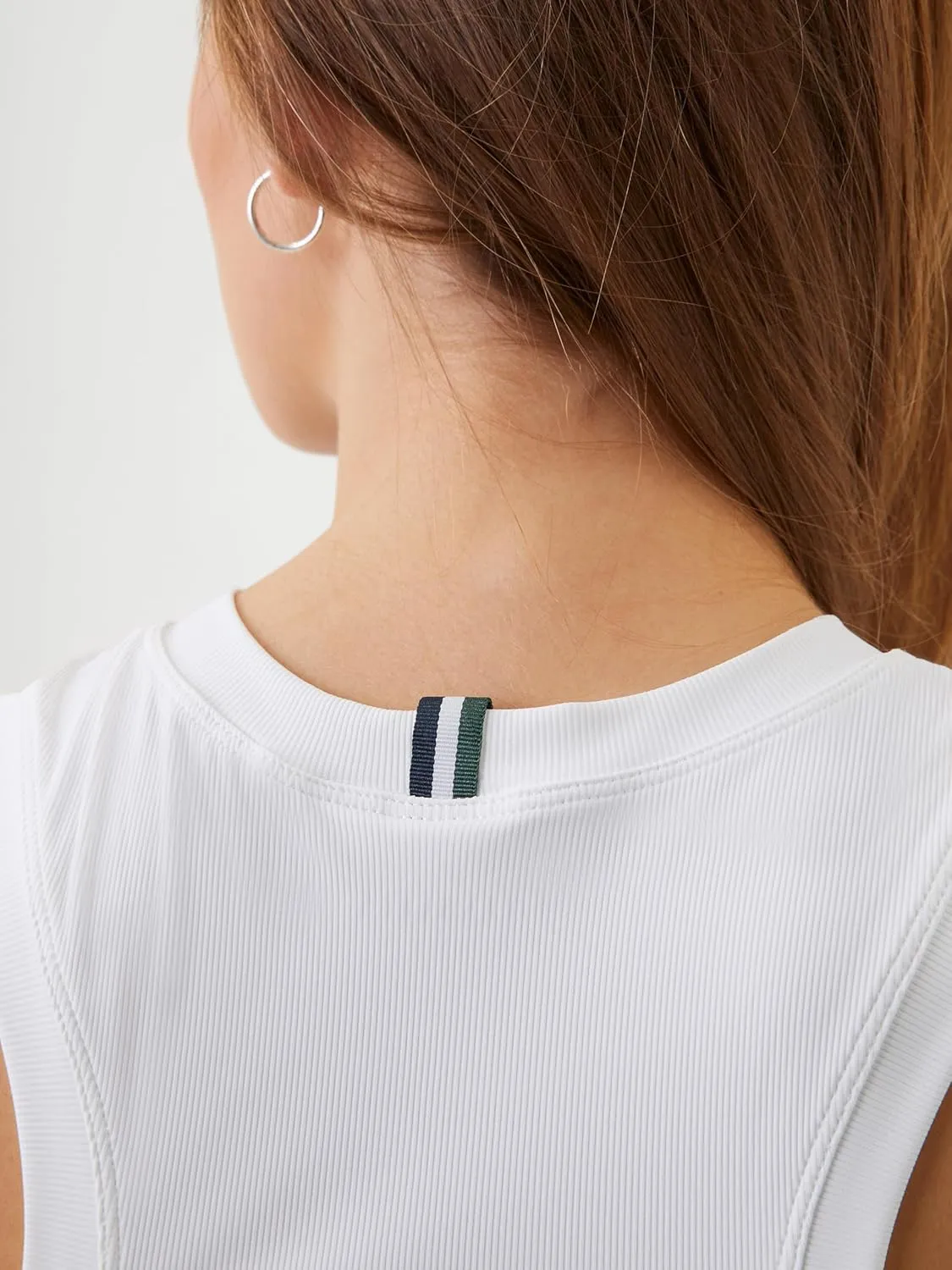 Bjorn Borg Ace Rib Tank Pocket, Racerback Tennis Top with Ball Pocket