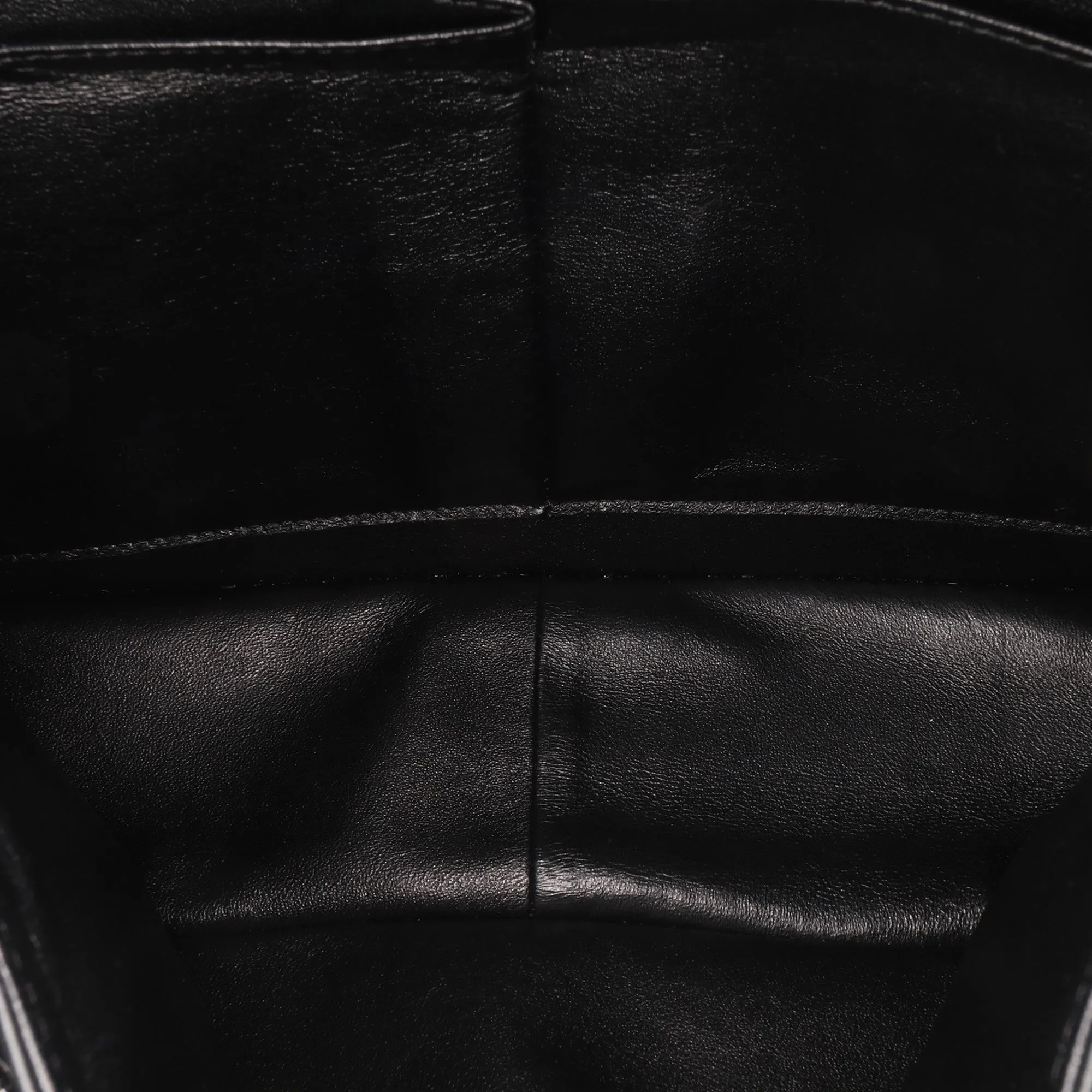 Black Chanel Jumbo Classic Striped Patent Double Flap Shoulder Bag