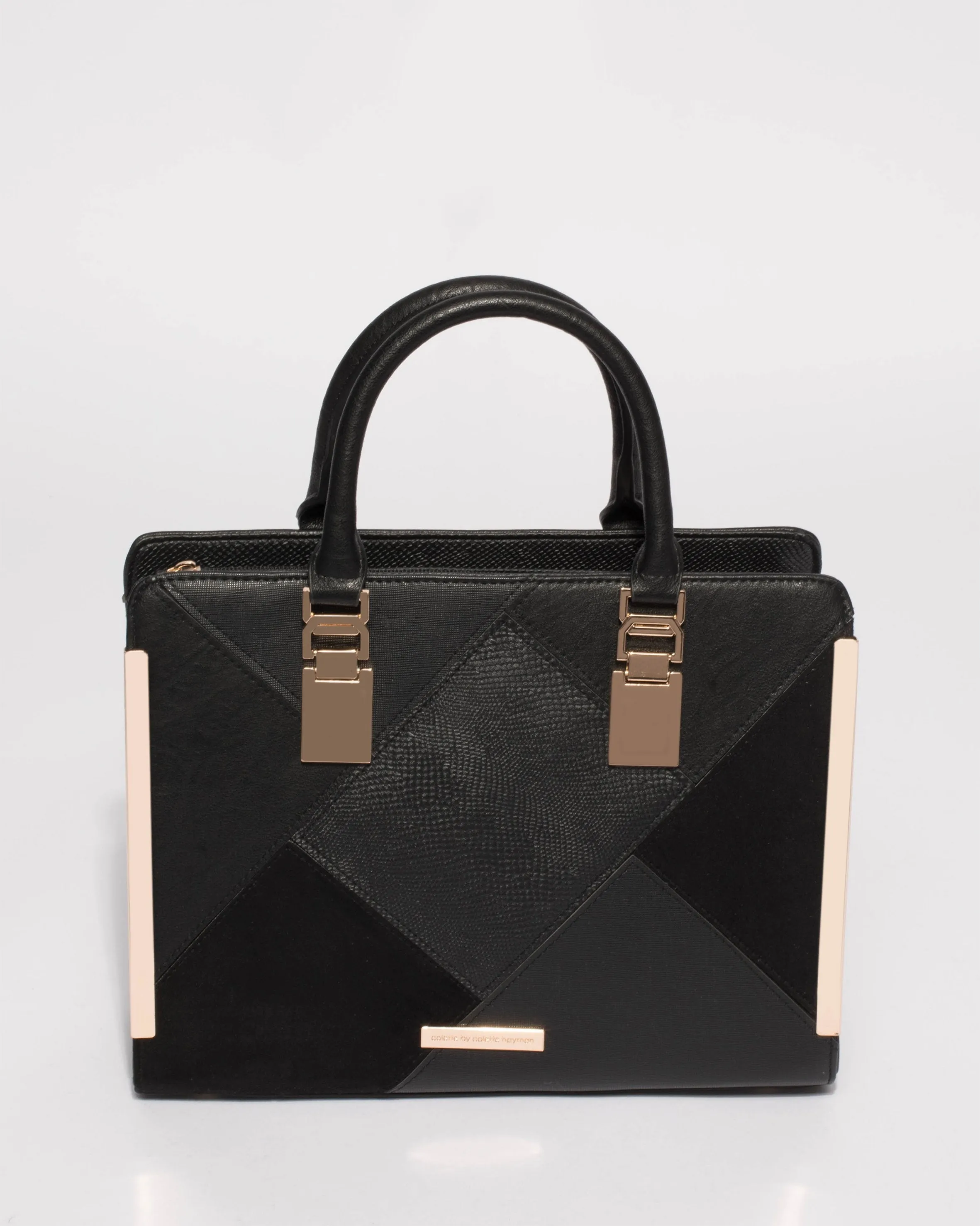Black June Panel Tote Bag