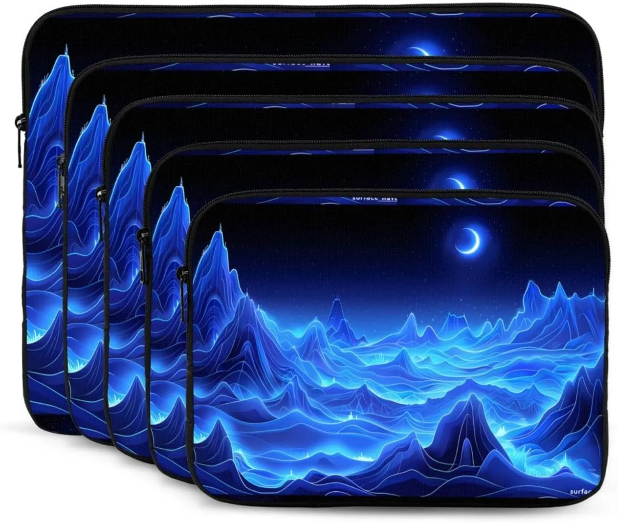 Blue Moon Blue Mountain Laptop Inner Bag Laptop Sleeve Case Briefcase Carrying Laptop Cover