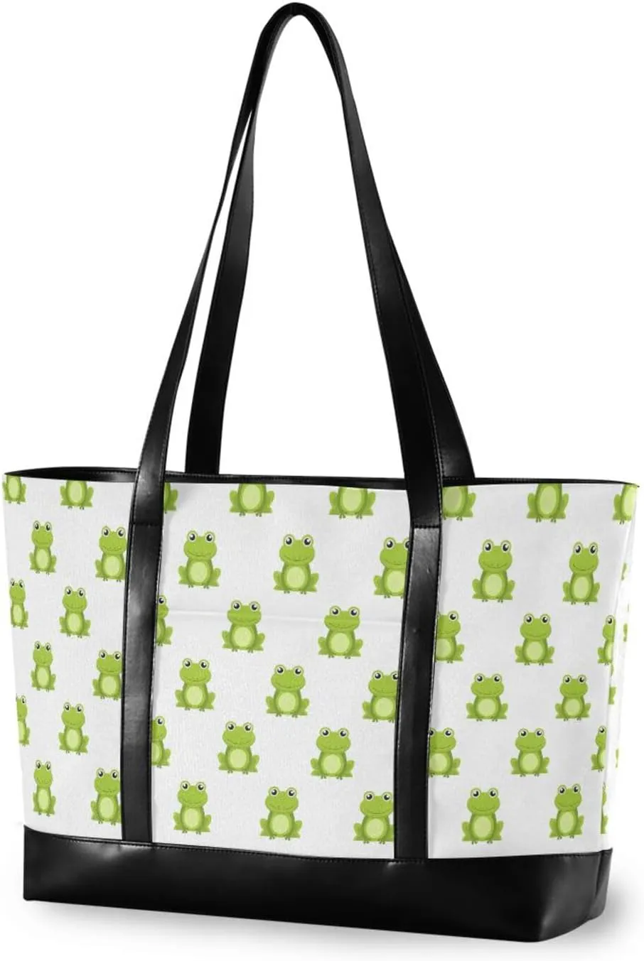 Blueberry Fruit Laptop Tote Bag for Women - Canvas Teacher Work Travel Bag with Zipper