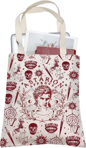 BLUPARK A-starion Approval Tote Bag BG3 Merch High Elf Rogue Gift A-starion Merchandise Scar Design A-starion Approves Gift