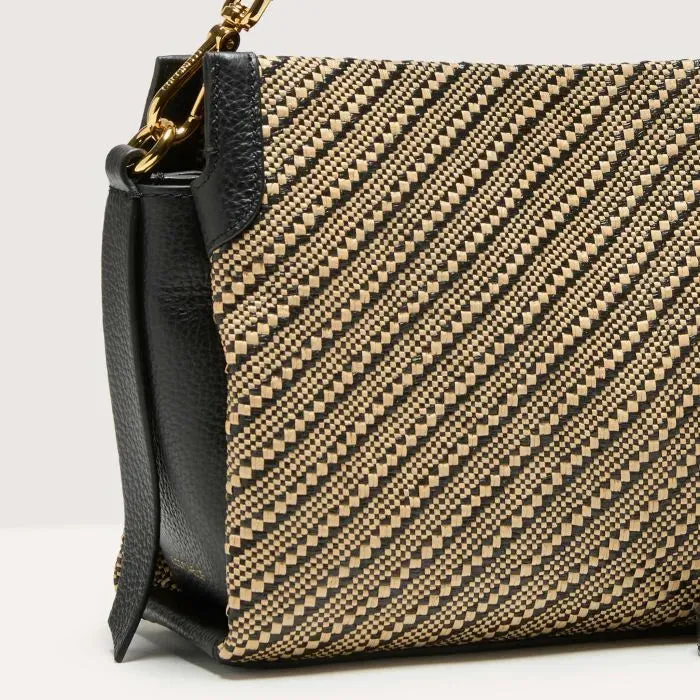 BOHEME BICOLOUR STRAW SMALL