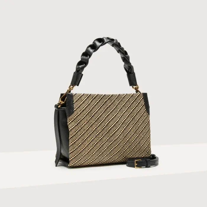 BOHEME BICOLOUR STRAW SMALL