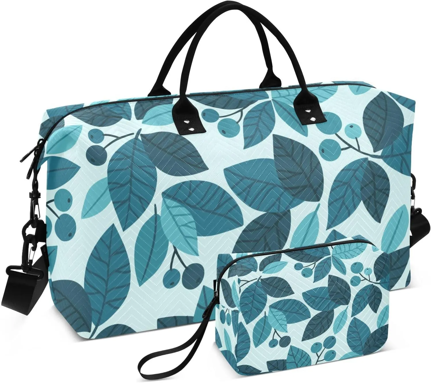 Bolaz Duffle Bag for Travel-Green Leaf Pattern8， Easy Update Large Magnectic Sticker Refrigerator Magnets Decor Wash Machine Magnet Decals23"x26"