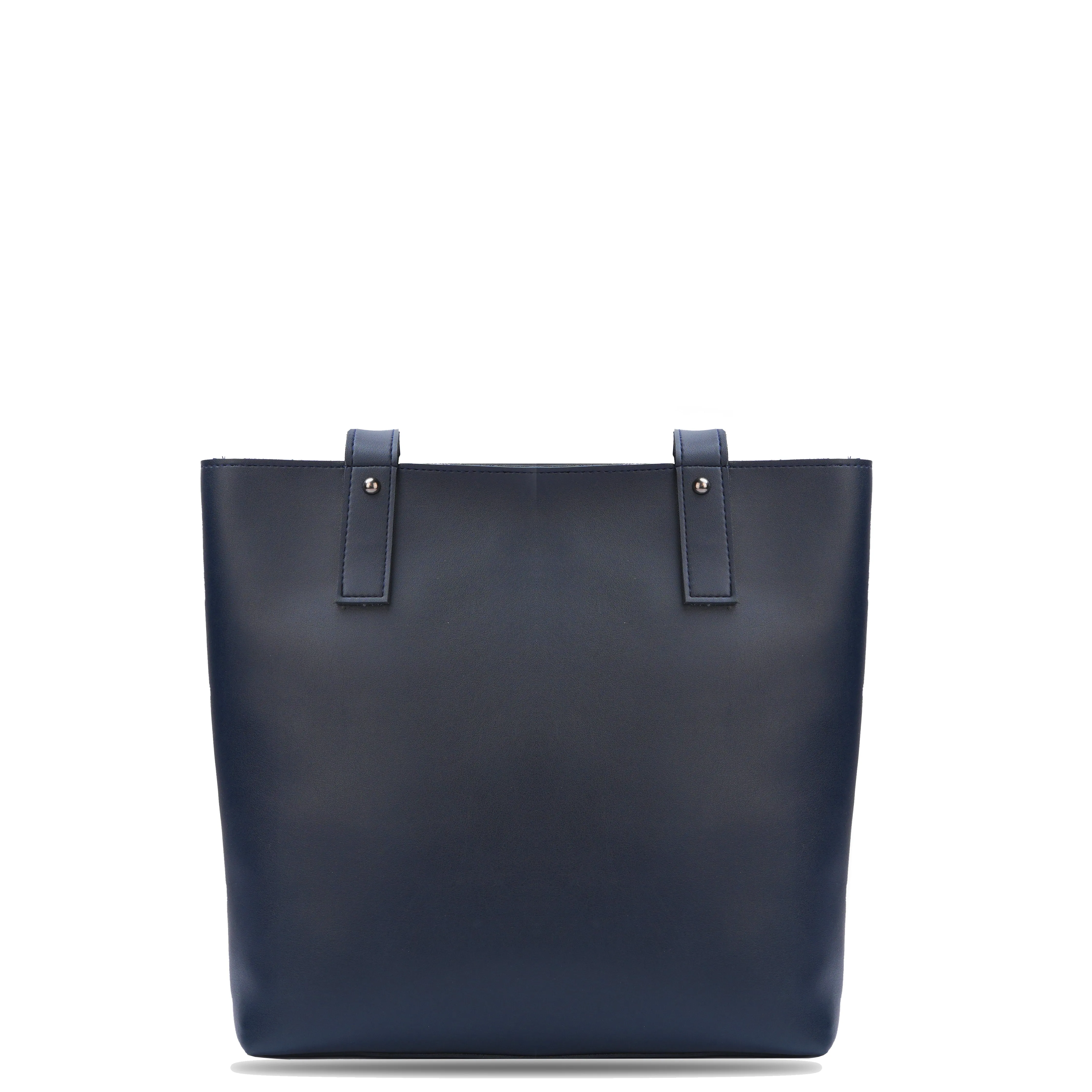 Brown Tote Bag With Detachable Pouch