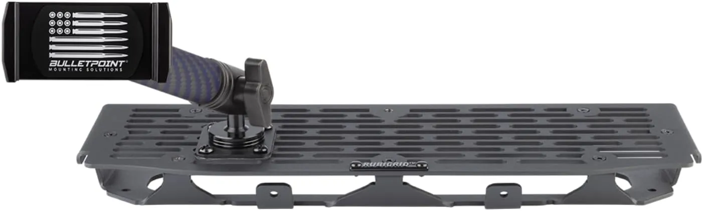 Bulletpoint RubiGrid Metal Dash Mount Phone Holder & Action Camera Mount Compatible with 2021  Ford F-150 and Ford Raptor