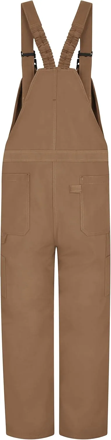Bulwark FR mens Flame Resistant 11 Oz. Excel Comfortouch Duck Unlined Bib Overall, 2-hip Pockets